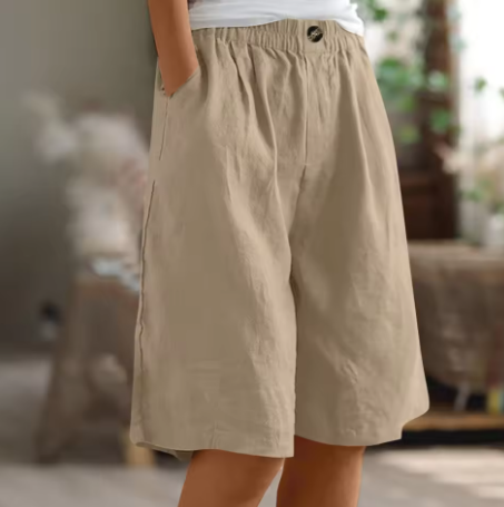 Cressida | Women's Relaxed Shorts in Earthy Tones