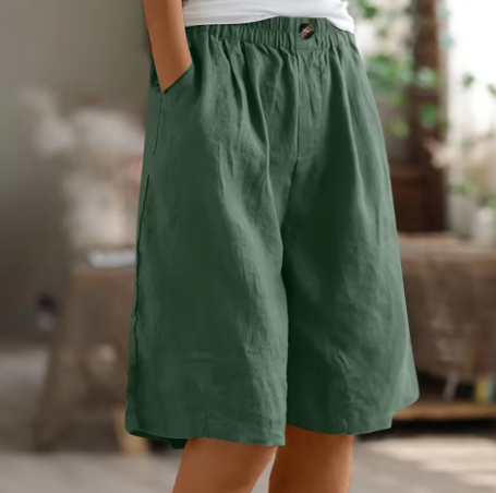 Cressida | Women's Relaxed Shorts in Earthy Tones