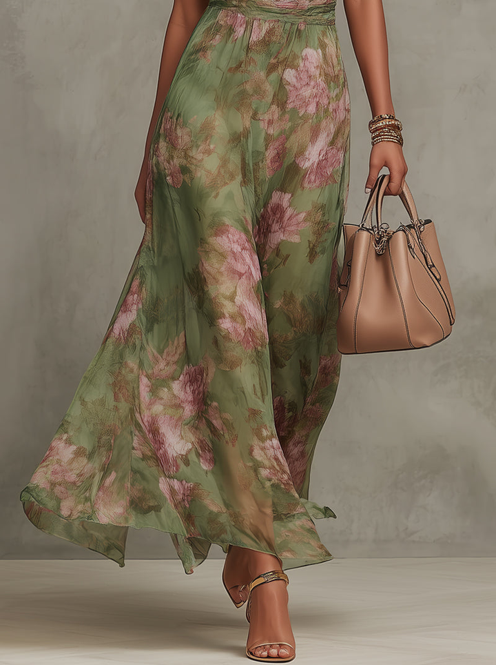 Alessia | Women’s Maxi Dress featuring a Halter Neckline