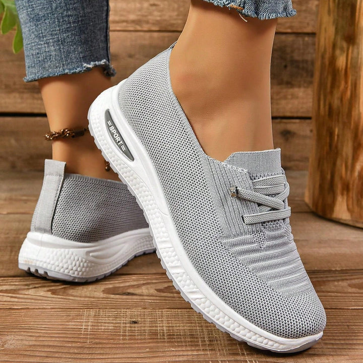 Orla | Women's Slip-On Trainers with Knitted Texture