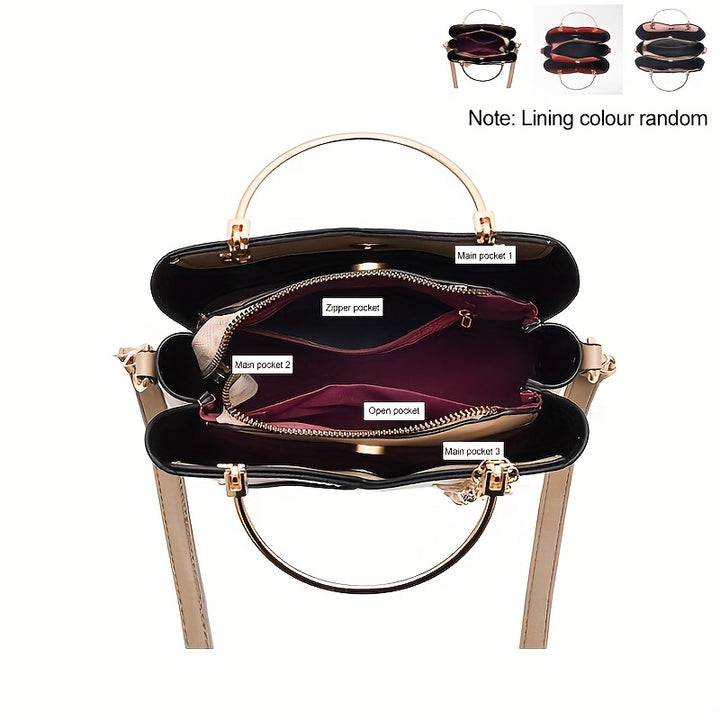 Cecily | Women's Colour Block Crossbody Bag in a Compact Shoulder Fit