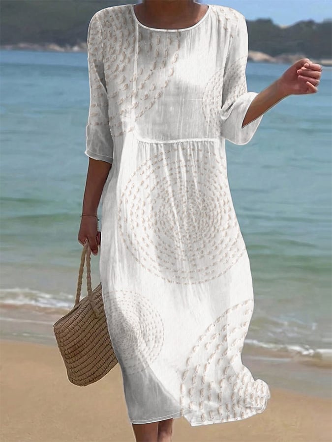Lena | Women’s Midi Dress designed for Beach Holidays
