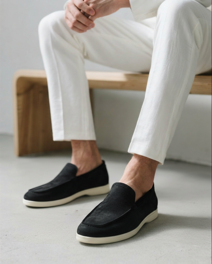 Ulric | Men's Suede Loafers with Modern Sole