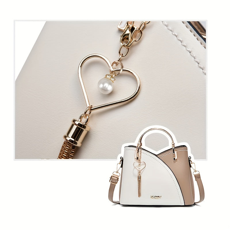 Cecily | Women's Colour Block Crossbody Bag in a Compact Shoulder Fit