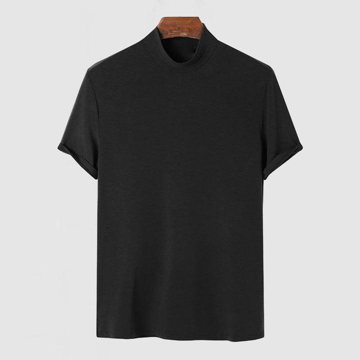 Dante | Men’s Mock Neck T-Shirt in a Slim Fit