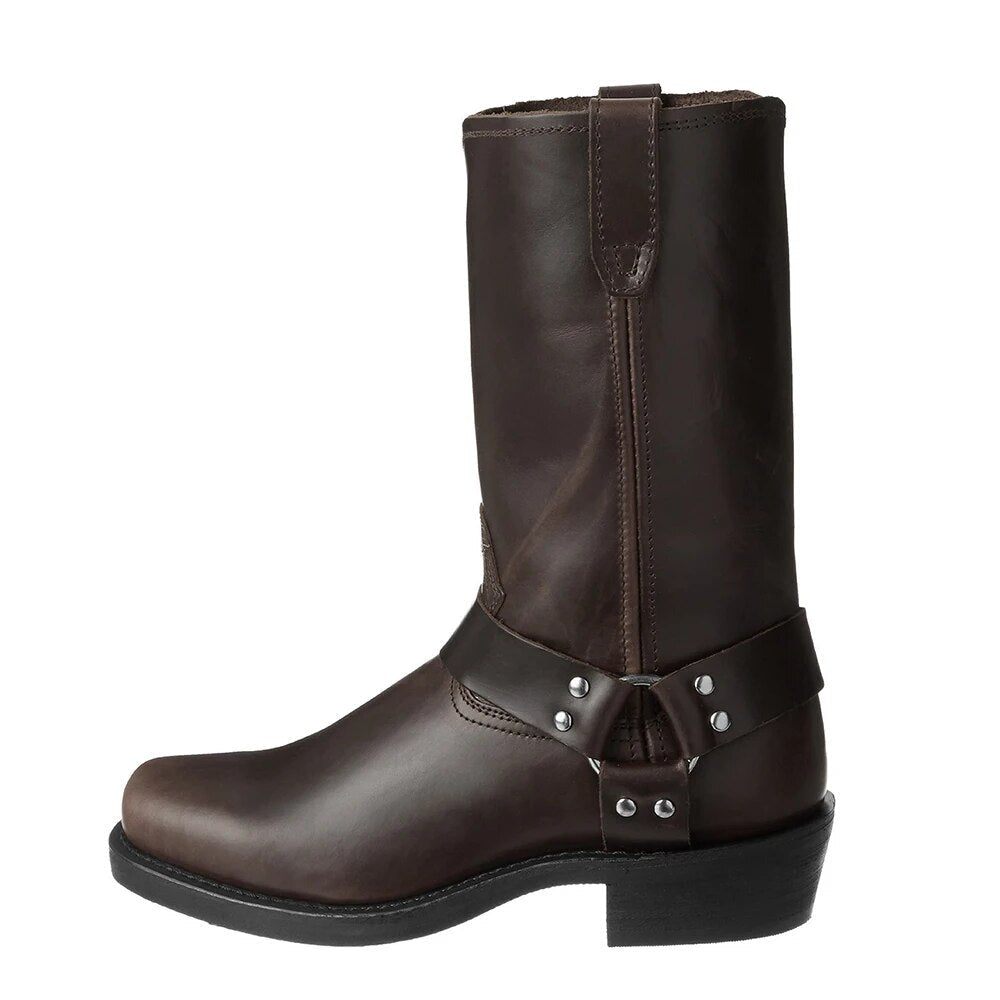 Weston | Men’s Cowboy Boots with a Harness Detail