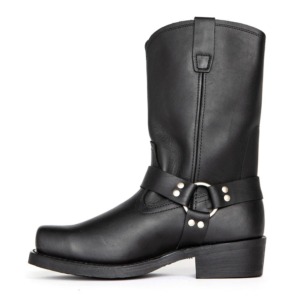 Weston | Men’s Cowboy Boots with a Harness Detail