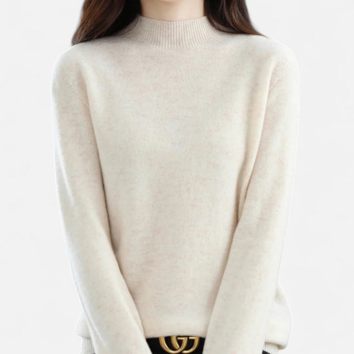 Mila | Women’s Knit Jumper with a Soft High Neck