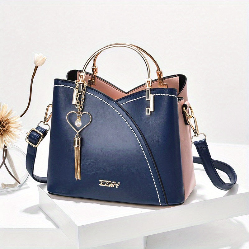 Cecily | Women's Colour Block Crossbody Bag in a Compact Shoulder Fit