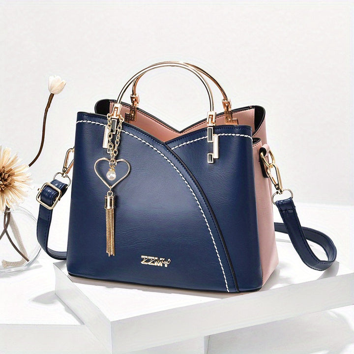 Cecily | Women's Colour Block Crossbody Bag in a Compact Shoulder Fit