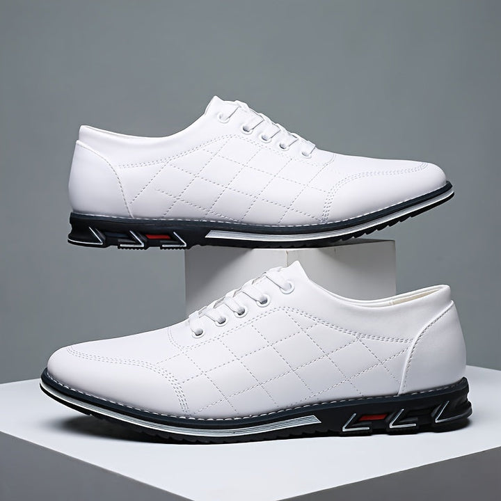 Roven | Men's Quilted Leather Trainers