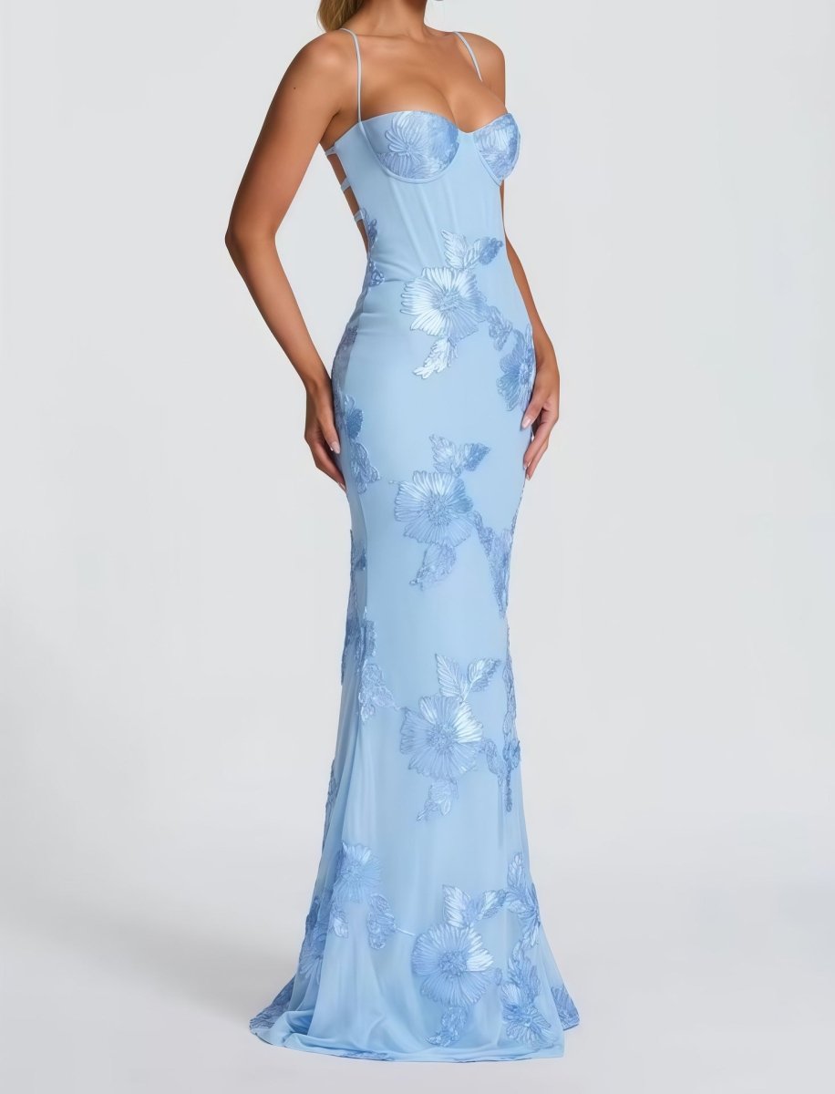 Amelia | Women’s Maxi Dress featuring a Strapless Neckline