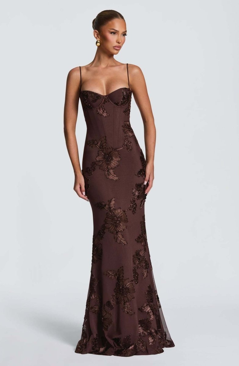 Amelia | Women’s Maxi Dress featuring a Strapless Neckline