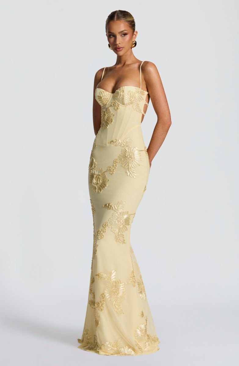 Amelia | Women’s Maxi Dress featuring a Strapless Neckline
