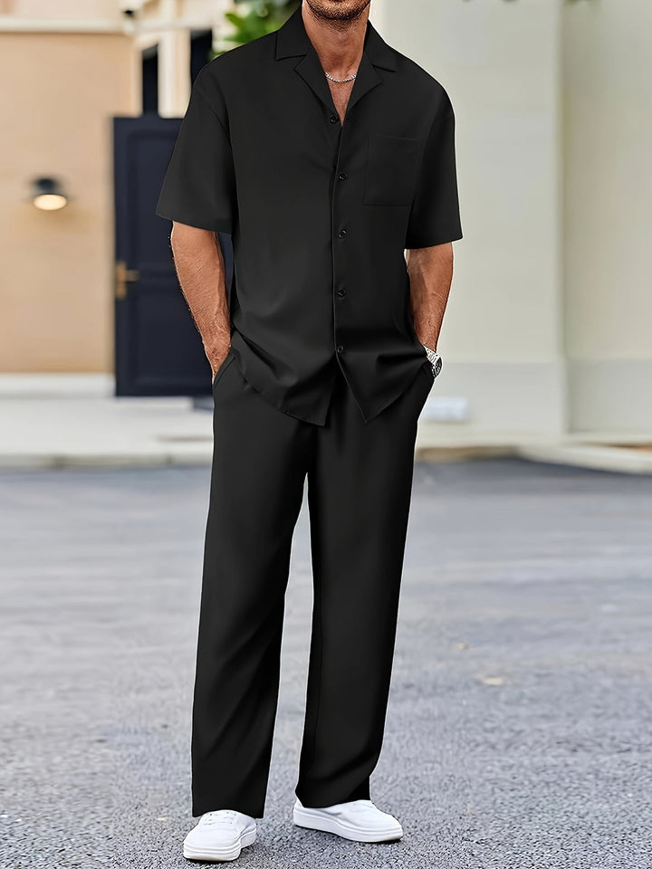 Rafael | Men's Relaxed Shirt and Trousers Set for Easy Style