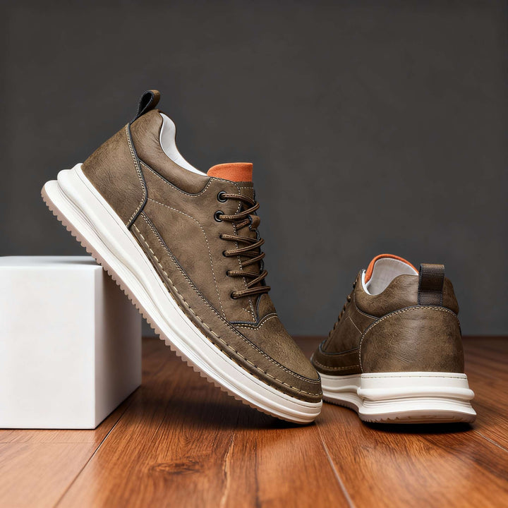 Fletcher | Men's Casual Trainers with Contrast Sole
