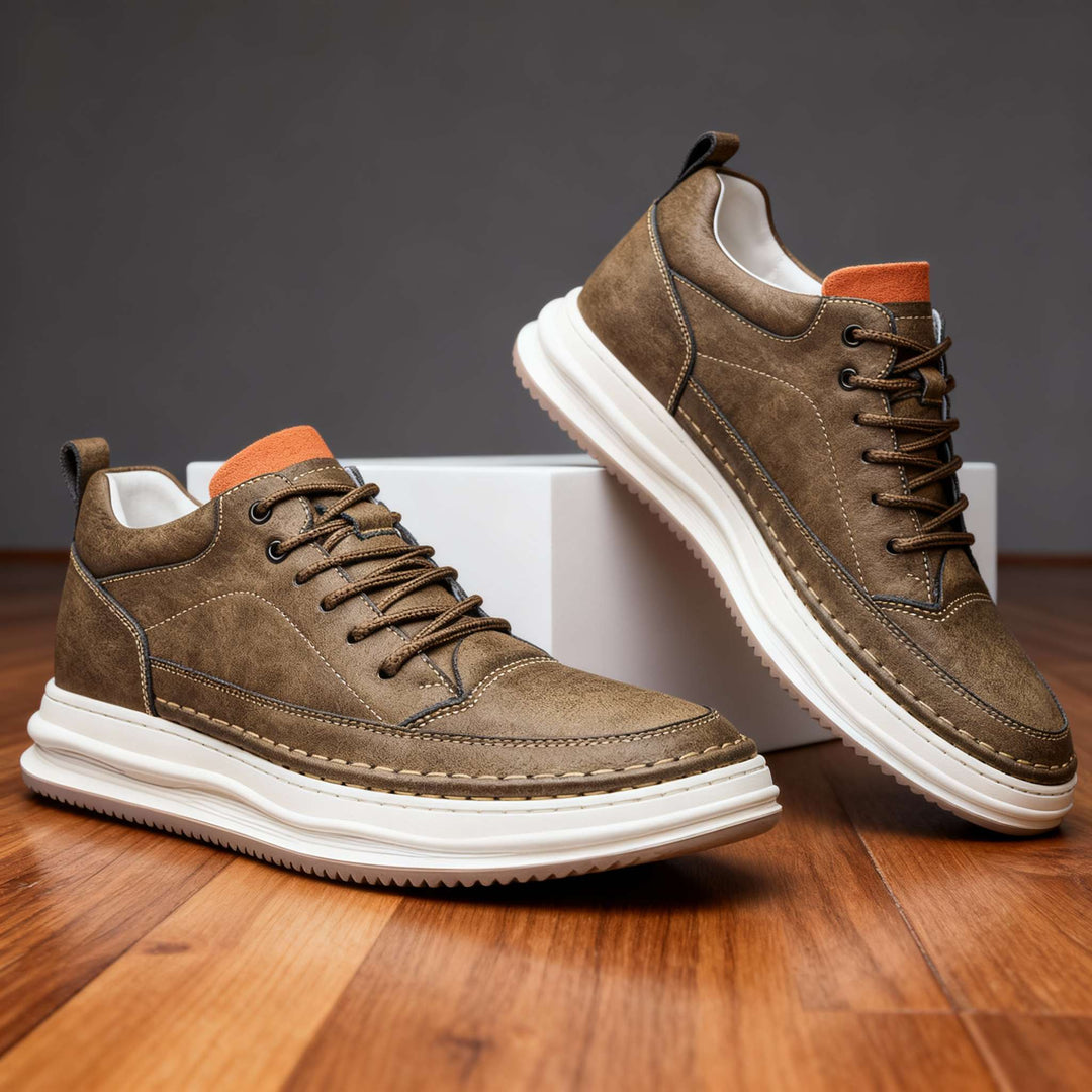 Fletcher | Men's Casual Trainers with Contrast Sole