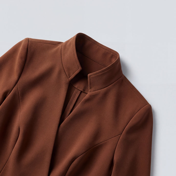 Tamsin | Women's Belted Dress with Elegant Collar