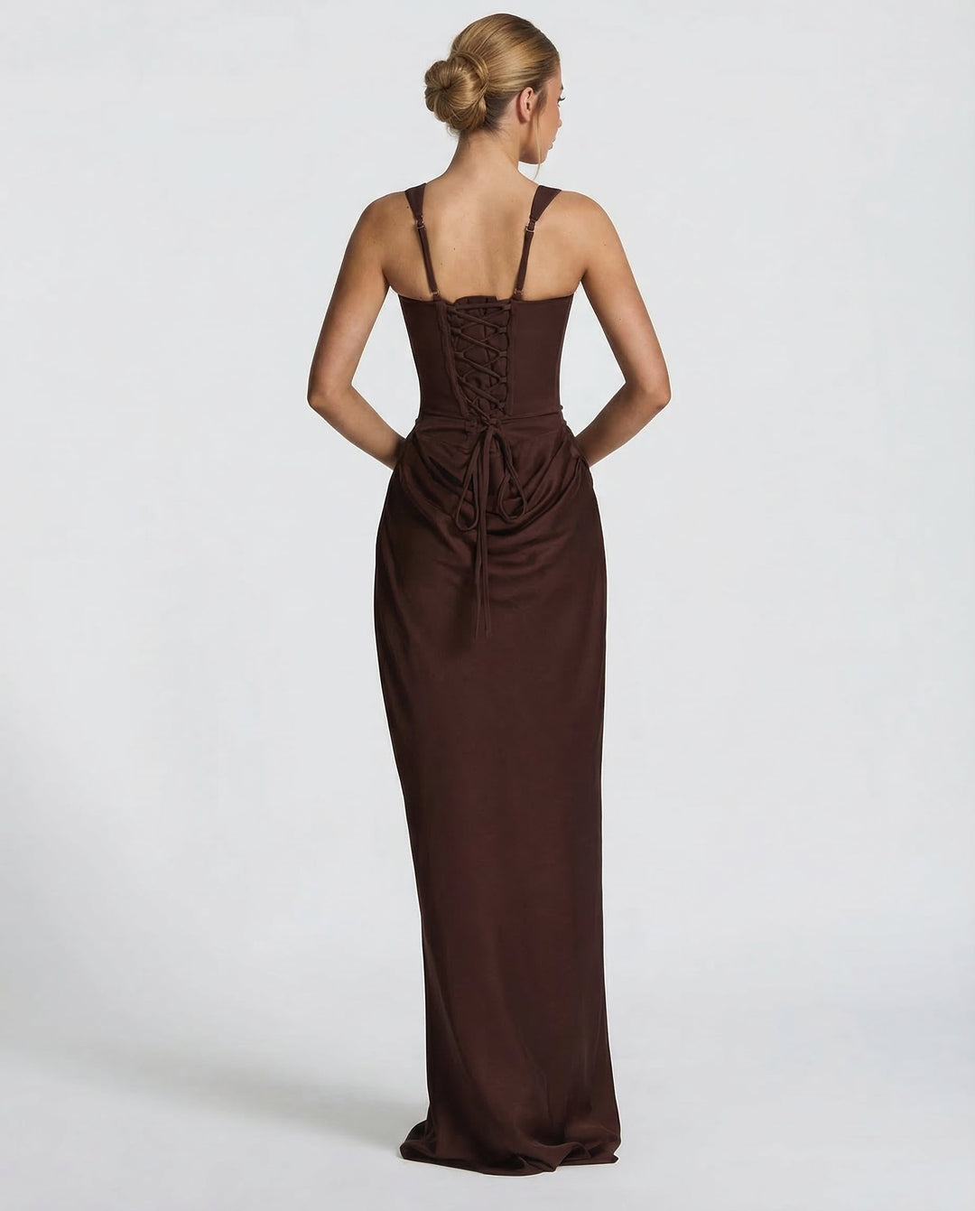 Alina | Women’s Maxi Dress with a Draped Cowl Neckline