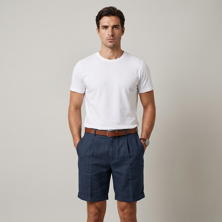 Marlo | Men's Smart Shorts with Tailored Fit