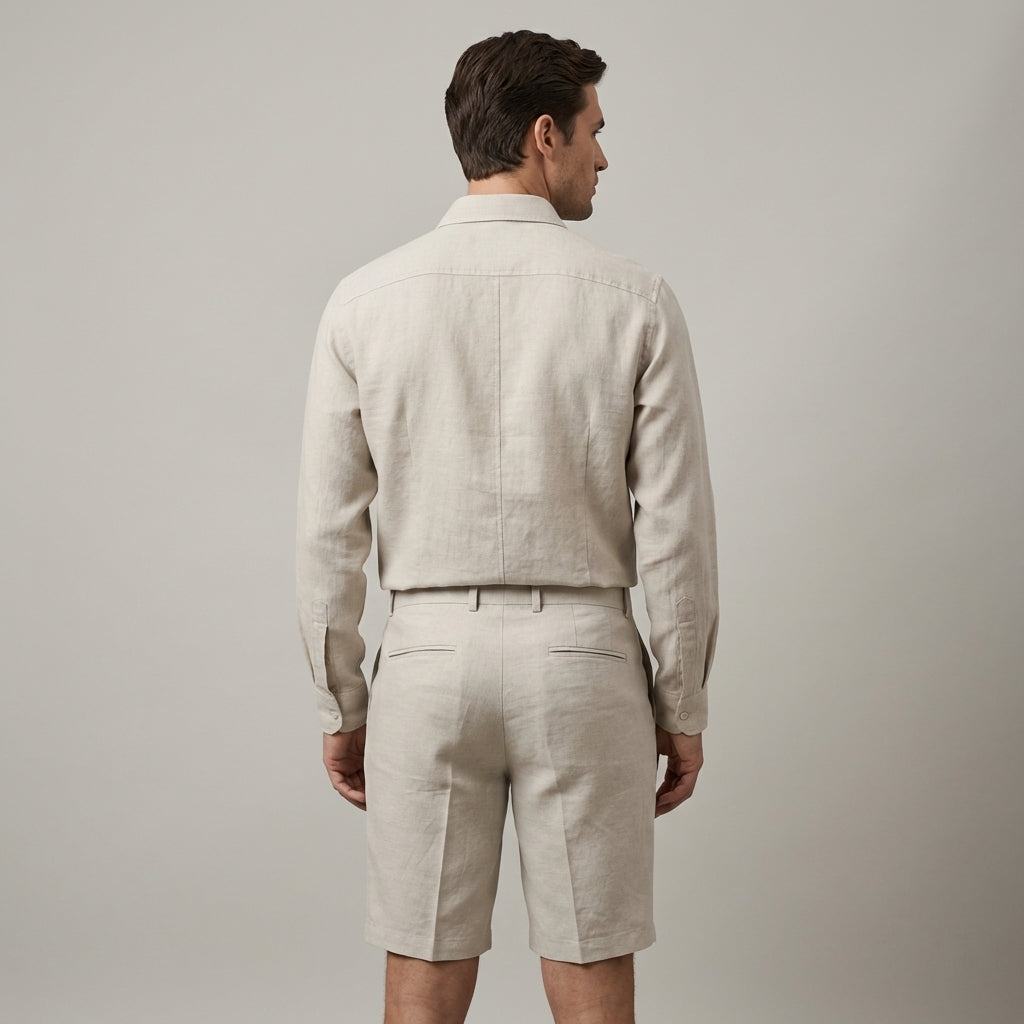 Quinton | Men's Linen Shorts for Effortless Style