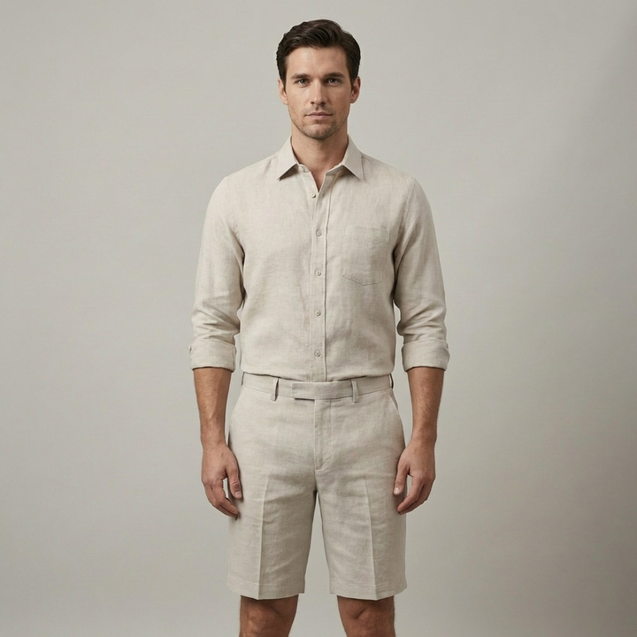 Quinton | Men's Linen Shorts for Effortless Style