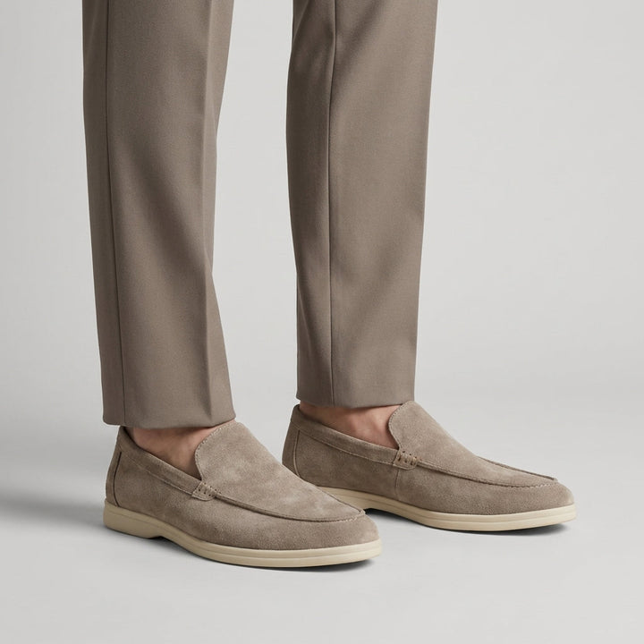Ulric | Men's Suede Loafers with Modern Sole