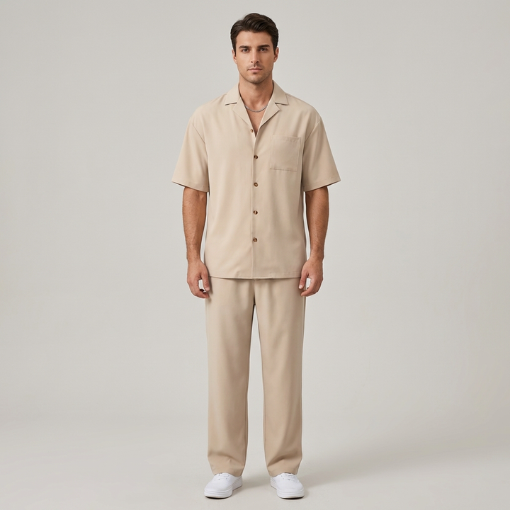 Rafael | Men's Relaxed Shirt and Trousers Set for Easy Style