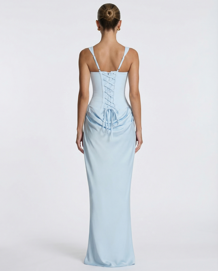 Alina | Women’s Maxi Dress with a Draped Cowl Neckline