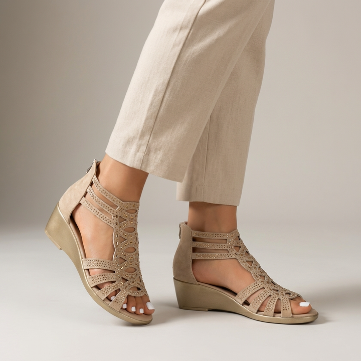 Petra | Women's Strappy Wedge Sandals for Summer
