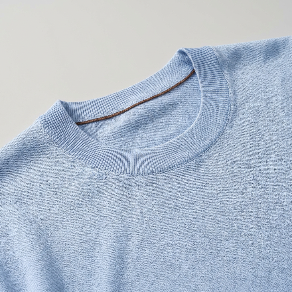 Tavish | Men's Light Blue Knit Tee for Casual Days