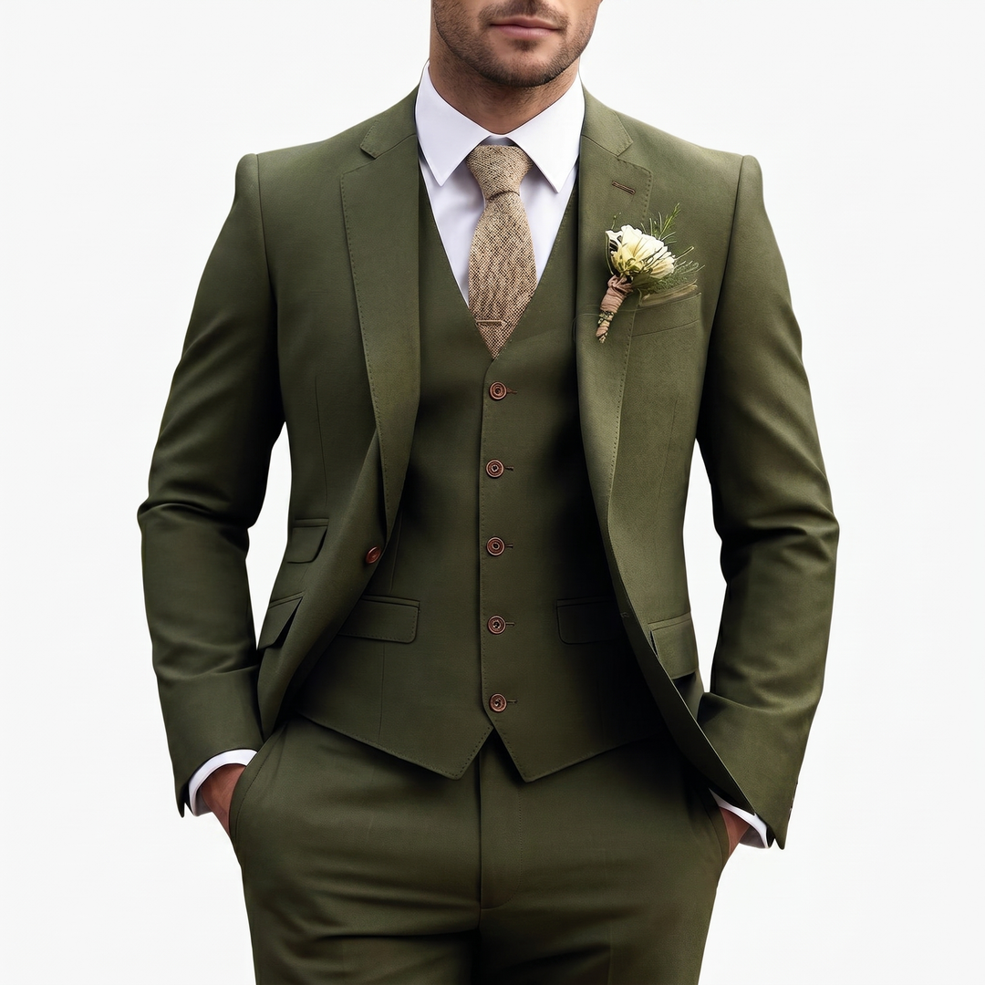 Adrian | Men’s Three Piece Suit with a Tailored Finish