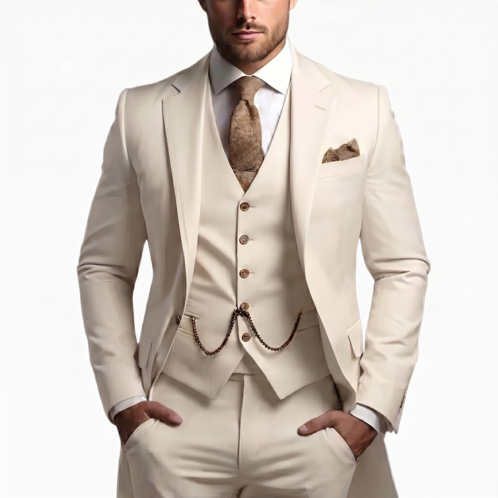 Cassian | Men’s Three Piece Suit with a Refined Tailored Shape