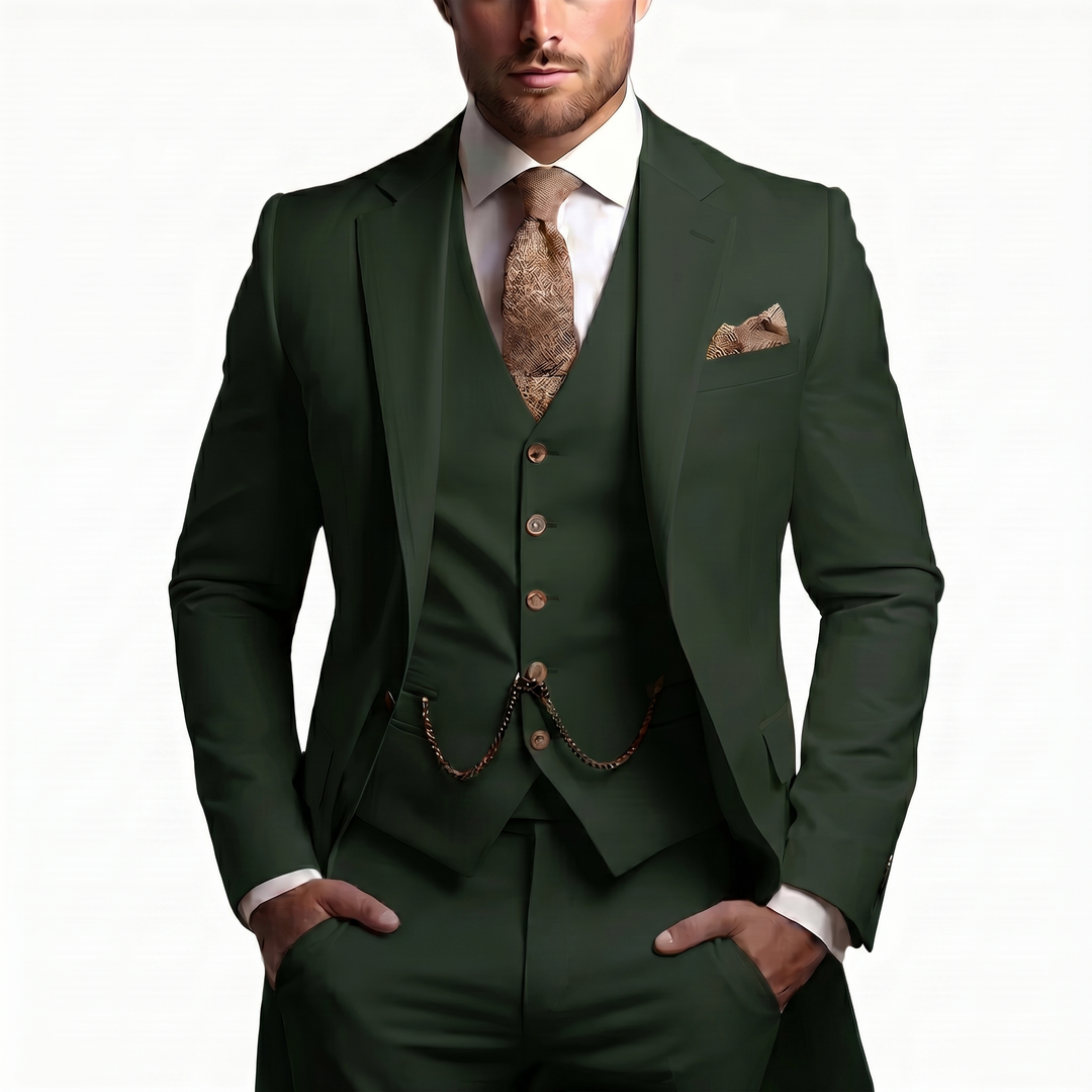 Cassian | Men’s Three Piece Suit with a Refined Tailored Shape