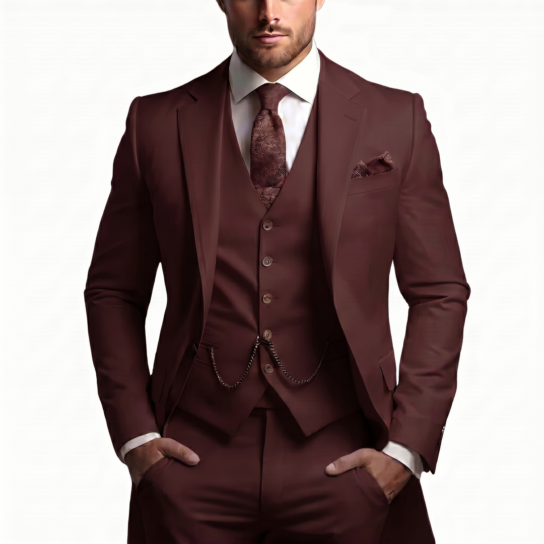 Cassian | Men’s Three Piece Suit with a Refined Tailored Shape
