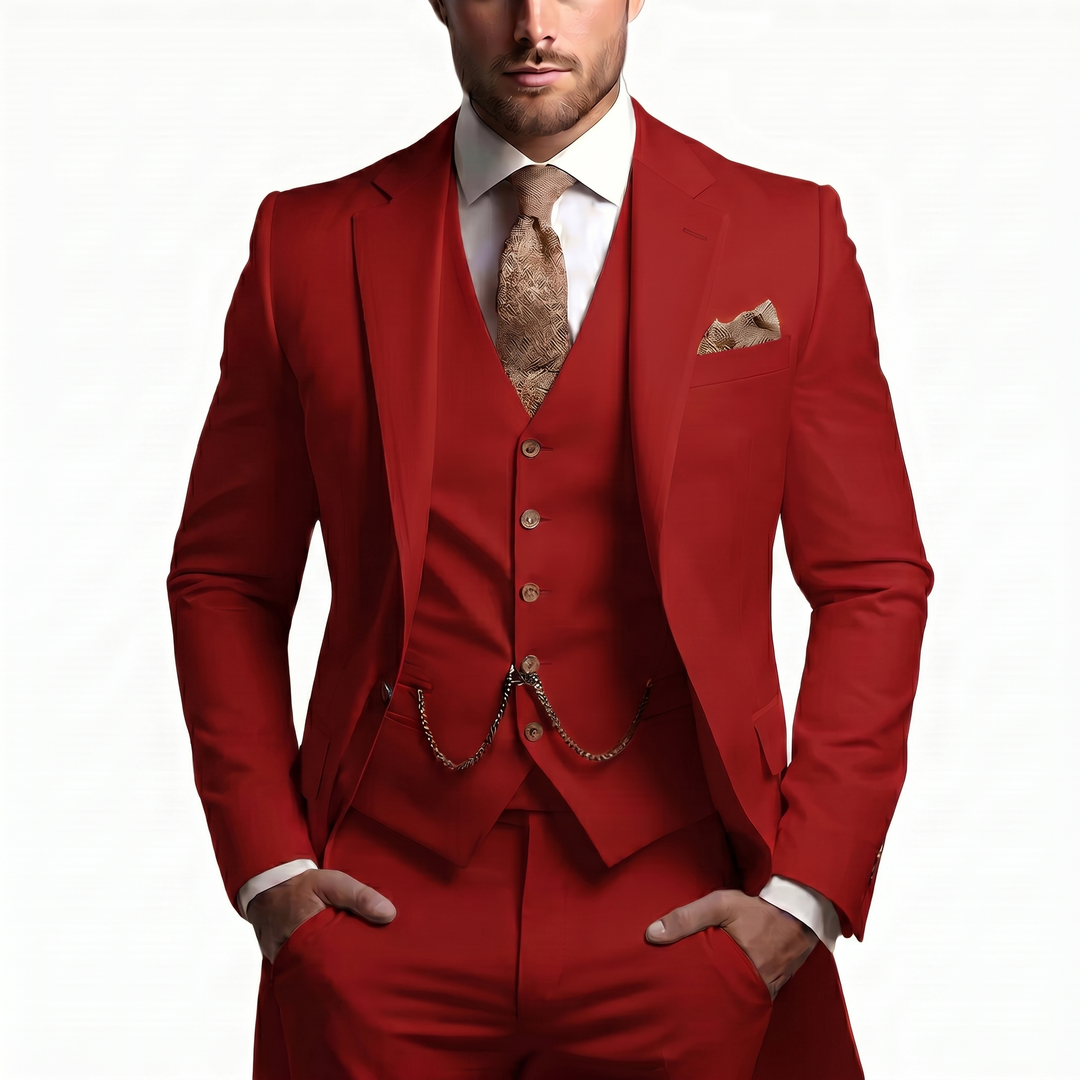 Cassian | Men’s Three Piece Suit with a Refined Tailored Shape