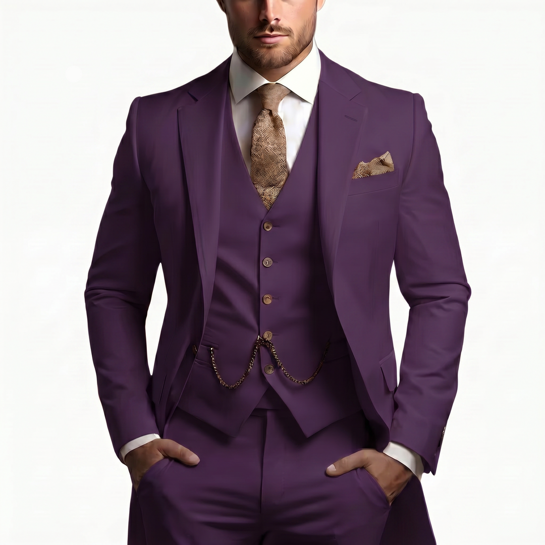 Cassian | Men’s Three Piece Suit with a Refined Tailored Shape