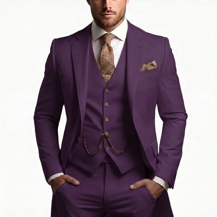 Cassian | Men’s Three Piece Suit with a Refined Tailored Shape