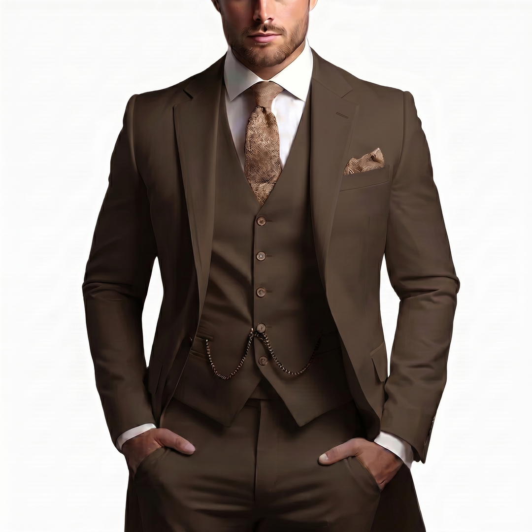 Cassian | Men’s Three Piece Suit with a Refined Tailored Shape