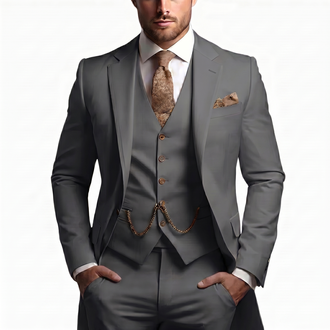 Cassian | Men’s Three Piece Suit with a Refined Tailored Shape