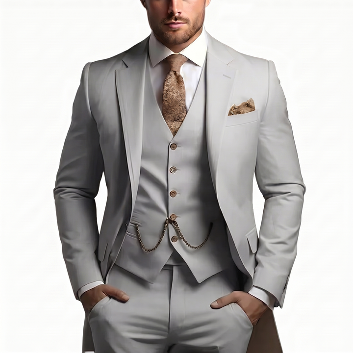 Cassian | Men’s Three Piece Suit with a Refined Tailored Shape