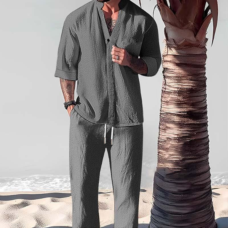 Jenson | Men's Linen Suit for Beach Days