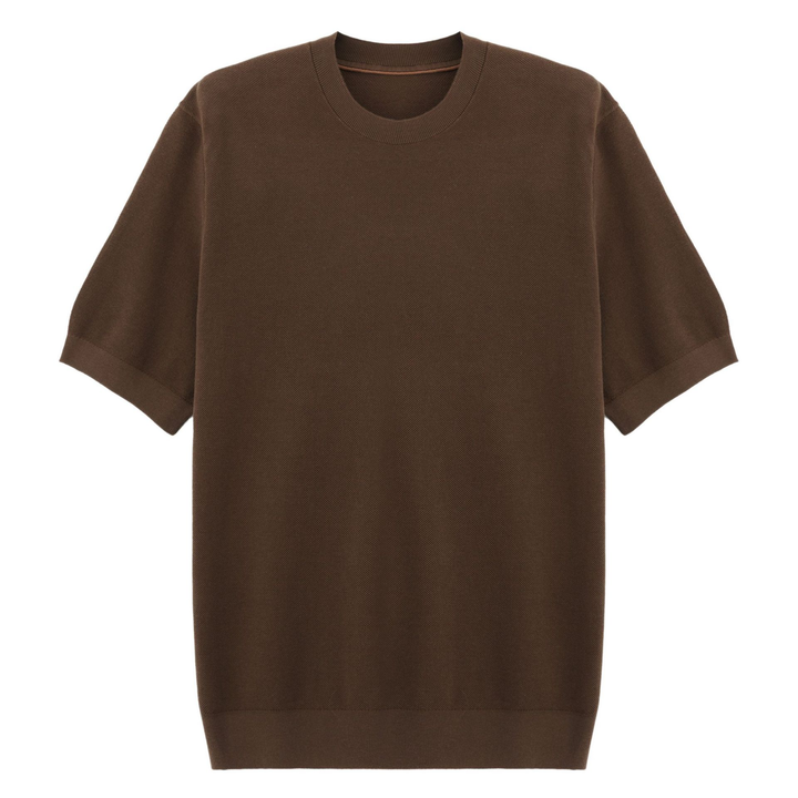 Tavish | Men's Light Blue Knit Tee for Casual Days