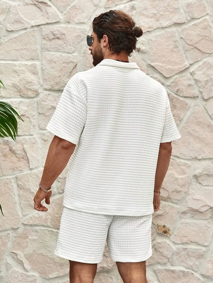 Jenson | Men's Textured Short Set for Casual Days