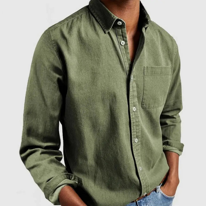 Luca | Men’s Linen Shirt with a Relaxed Button Front