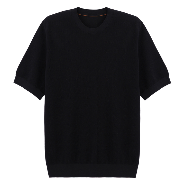 Tavish | Men's Light Blue Knit Tee for Casual Days