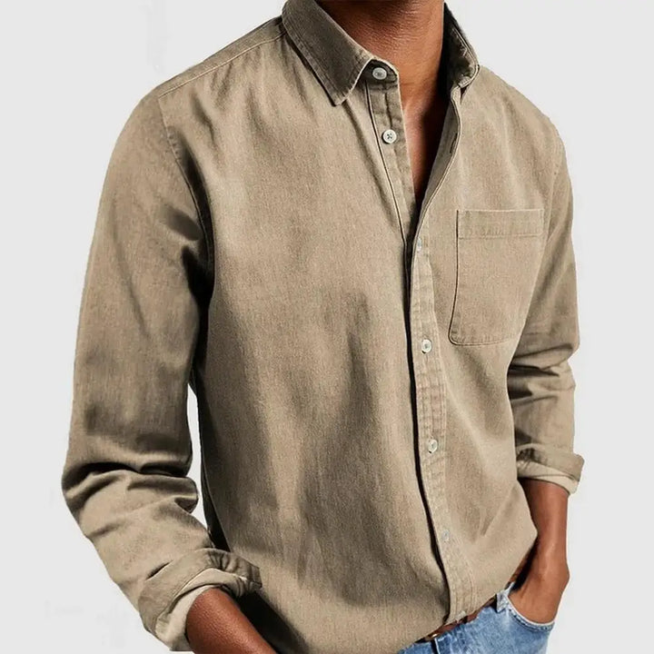 Luca | Men’s Linen Shirt with a Relaxed Button Front