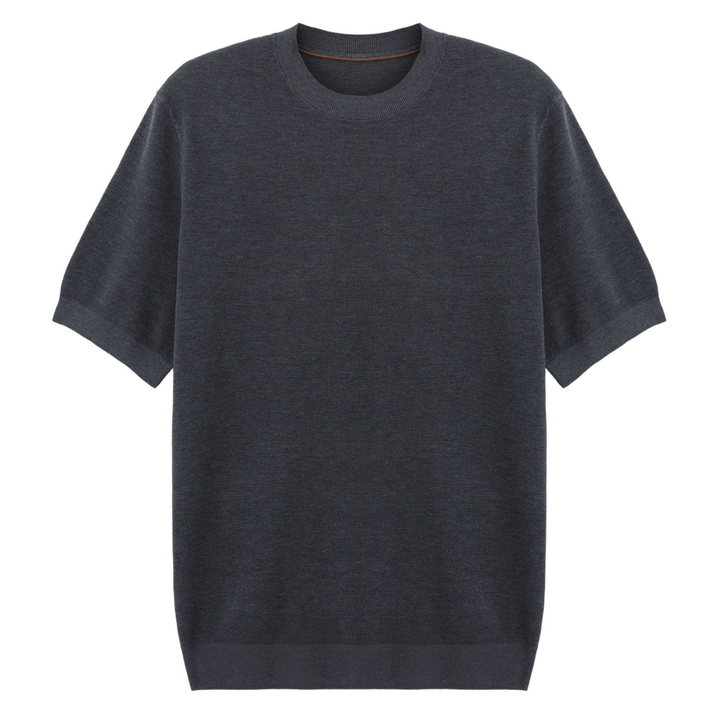 Tavish | Men's Light Blue Knit Tee for Casual Days