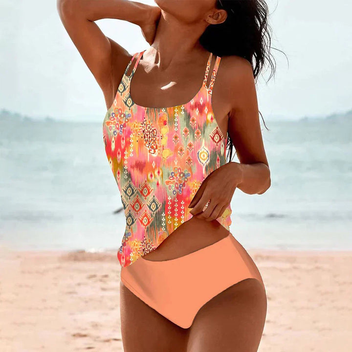 Vivienne | Women's Beach Tankini with Vibrant Prints