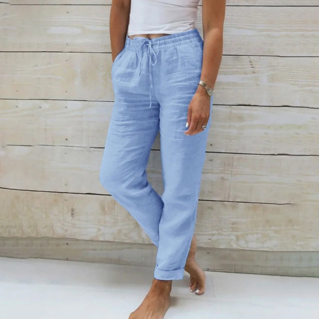 Livia | Women’s Linen Trousers in a Relaxed Everyday Fit